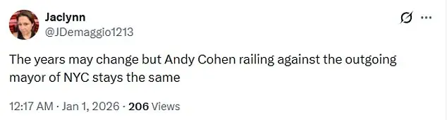 ‘I can’t believe this is happening’: Anderson Cooper’s shock as Andy Cohen’s explosive New Year’s Eve rant disrupts CNN’s live coverage