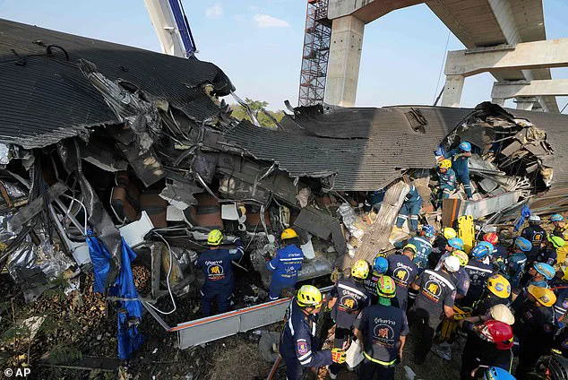 Crane Collapse in Thailand Kills 28, Injures Over 80 in High-Speed Rail Project Tragedy