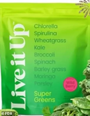 Urgent Recall of Live it Up Super Greens Supplement Linked to Salmonella Outbreak, Investigated by FDA and CDC
