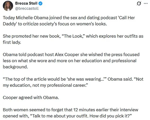 Michelle Obama's Podcast Interview Sparks Debate Over Public Perception and Media Influence
