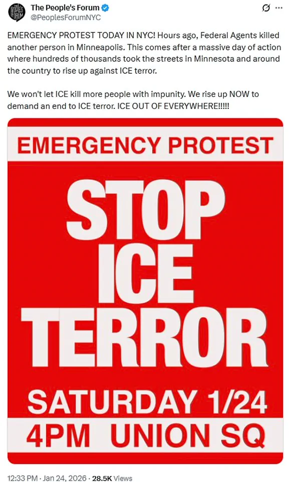 Alleged Far-Left Network Orchestrates ICE Confrontation, Exploits Nurse's Death for Political Gain