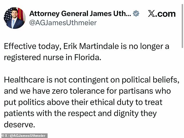Limited Access to Care and Public Health Concerns: Florida Nurse's License Revoked Over MAGA Refusal