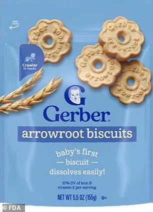 FDA Issues Urgent Recall of Gerber Arrowroot Biscuits Over Soft Plastic and Paper Contamination Risk