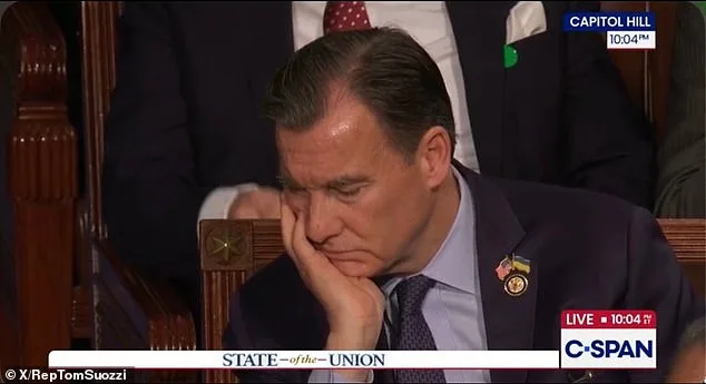President Trump's Extended State of the Union Tests Endurance, as Lawmakers Doze Off