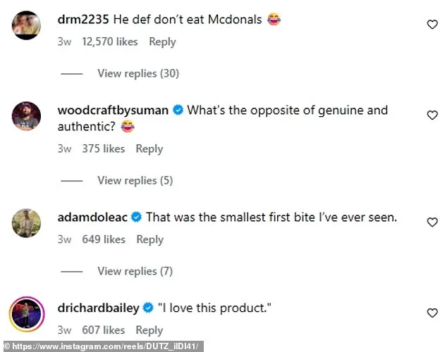 McDonald's CEO Faces Online Mockery Over Hilarious First Bite in Big Arch Burger Promo