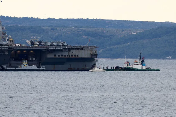USS Gerald R. Ford Arrives in Split for Critical Maintenance After Red Sea Mission, Fire Sparks Detour