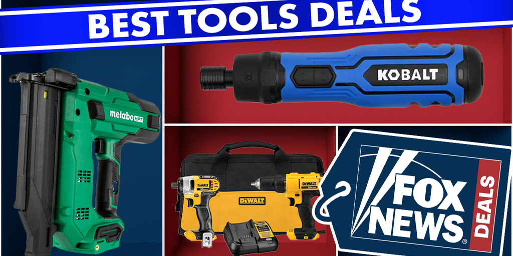 DeWalt drills and tire inflators on sale up to 50% off.