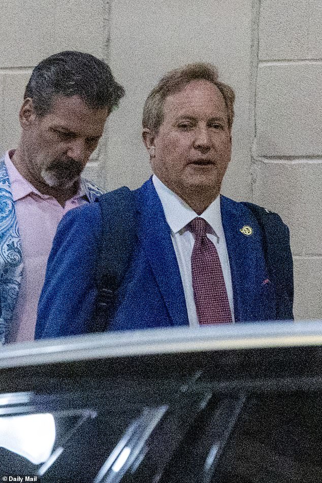 Ken Paxton appears relaxed in Hawaiian shirt hours before Texas Senate primary.